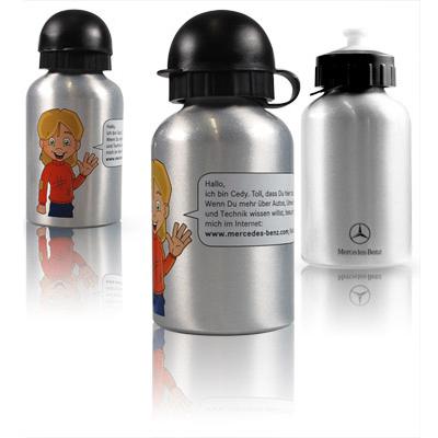 Aluminium-Trinkflasche als Werbeartikel